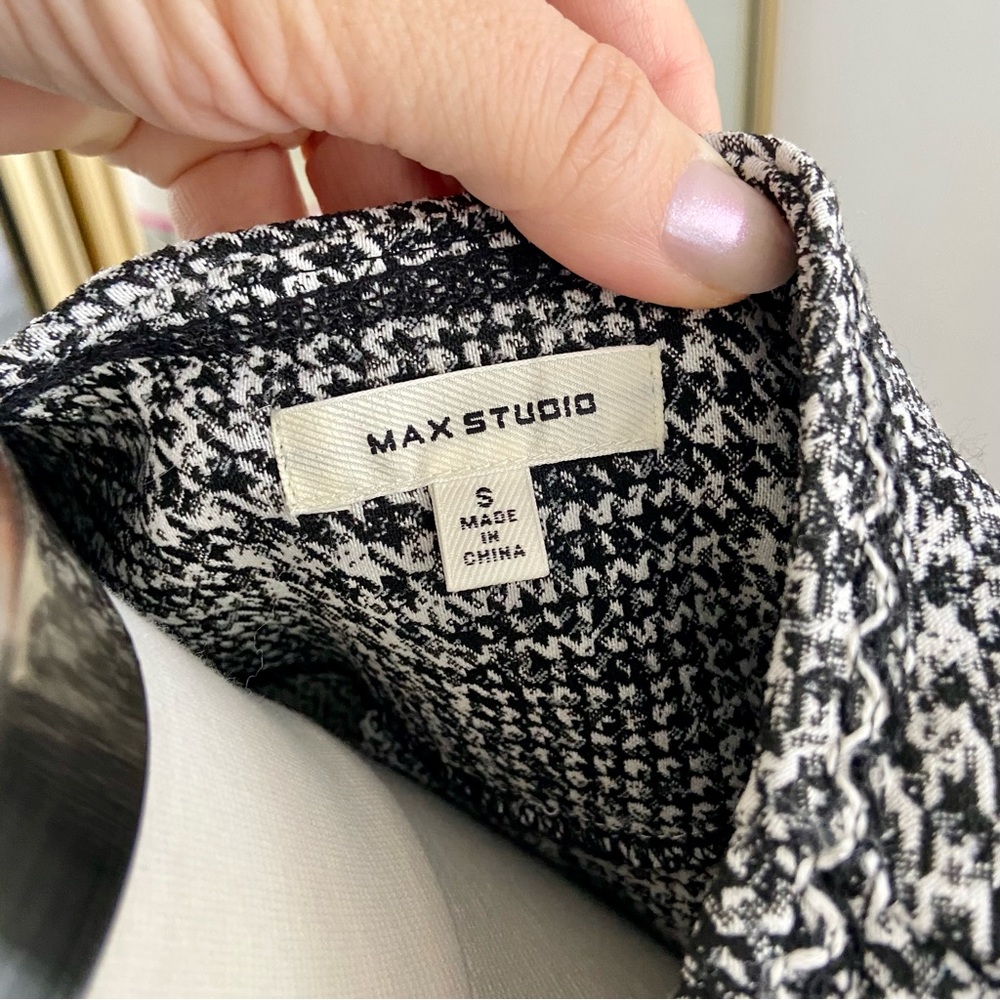 Max Studio Houndstooth Duster - image 7